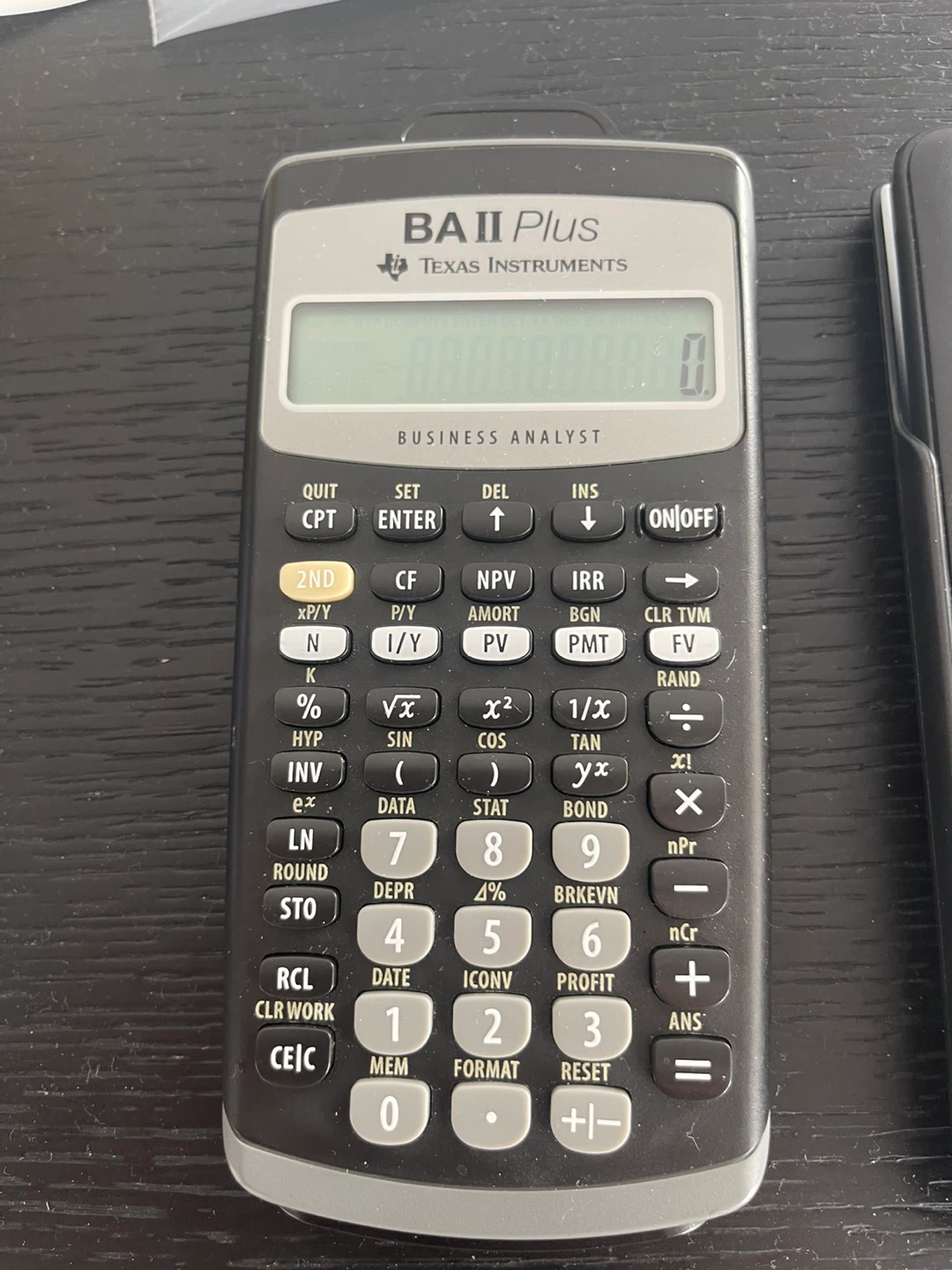 Texas Instruments BA II Plus Financial Calculator
