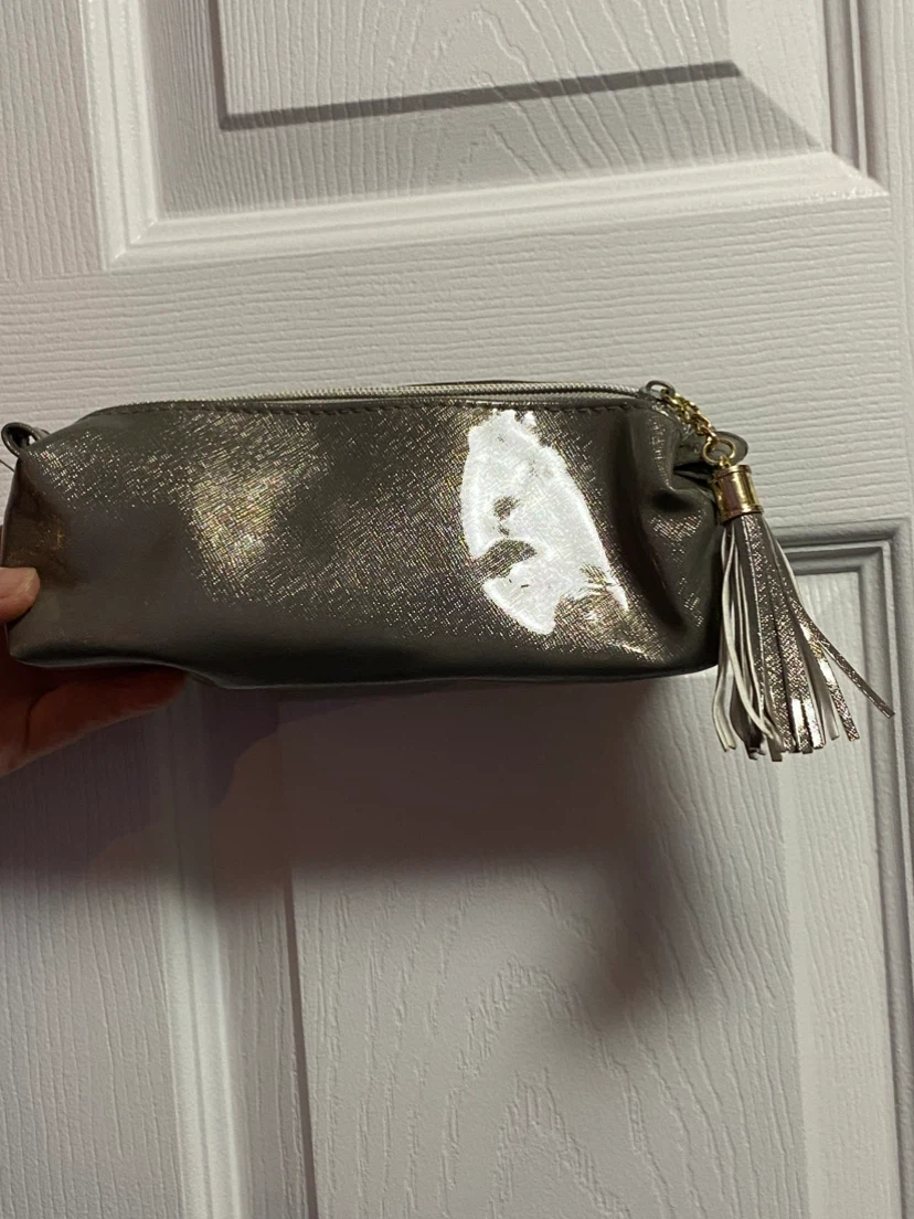 Astria Metallic Cosmetic Pouch
