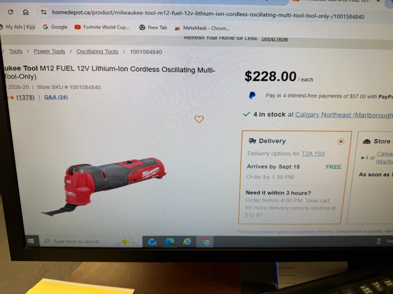 Milwaukee M12 FUEL Cordless Oscillating Multi-Tool