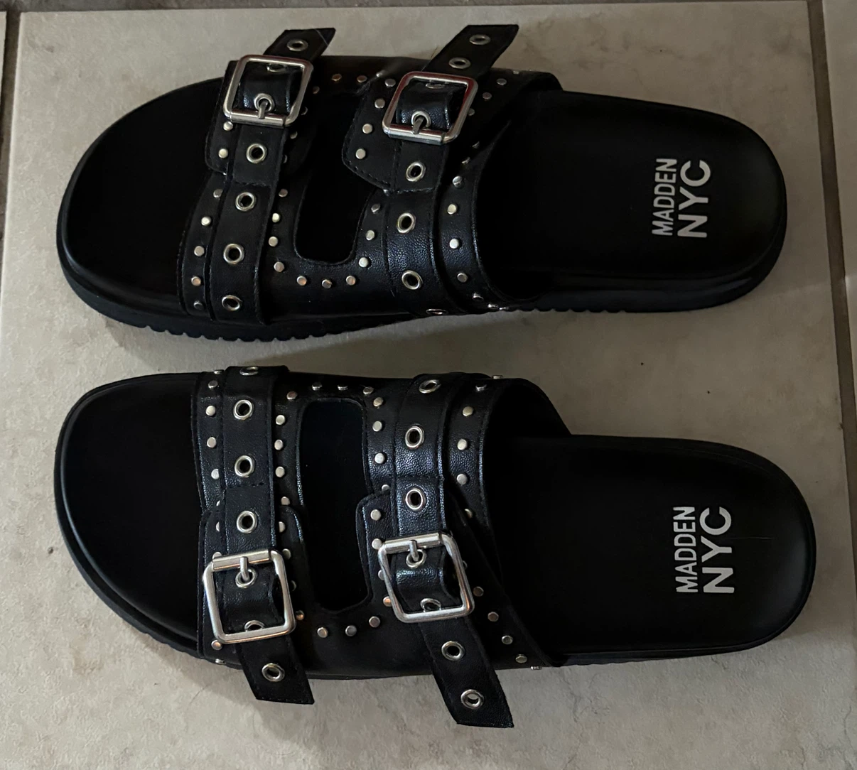 Madden NYC Black Studded Sandals - photo 2