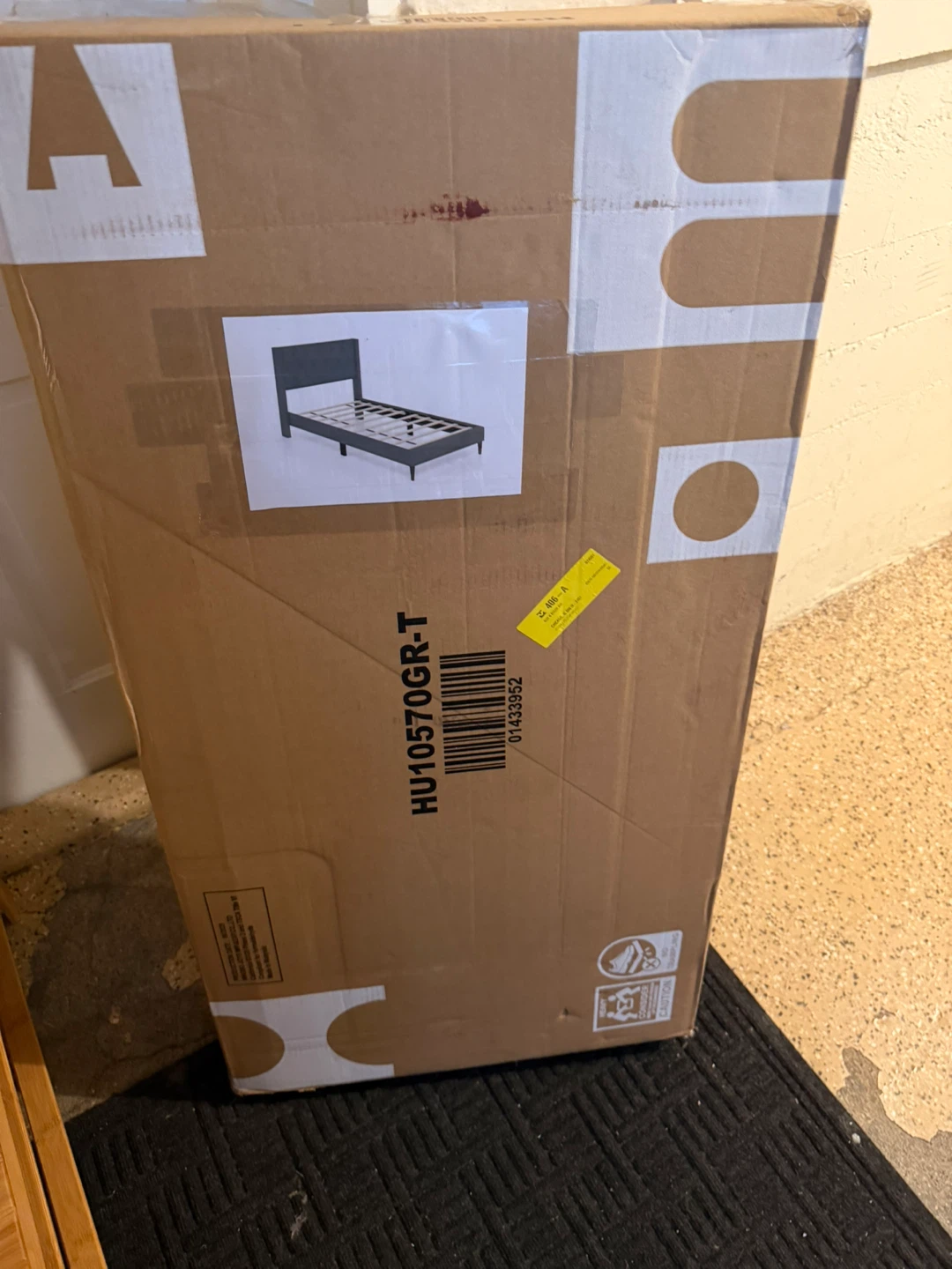 New Twin Size Upholstered Bed Frame - photo 2