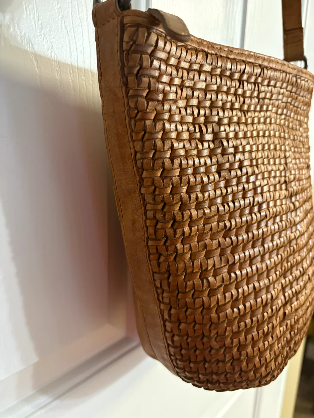 Vilenca Holland Woven Leather Crossbody Bag - photo 5