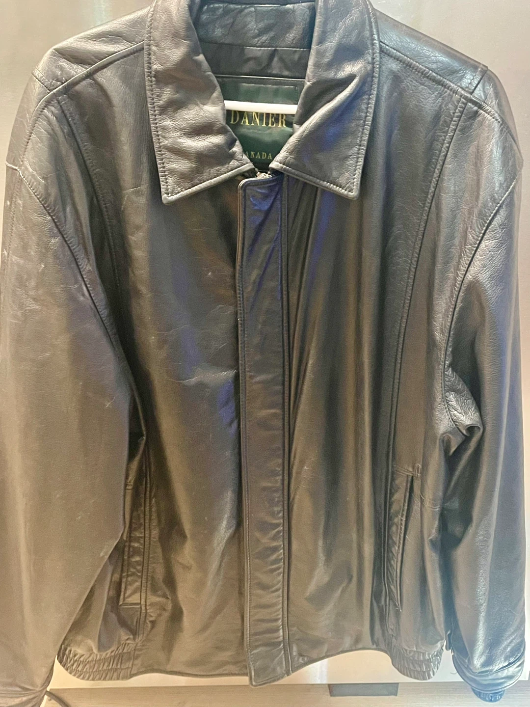 Danier Leather Jacket Black XL