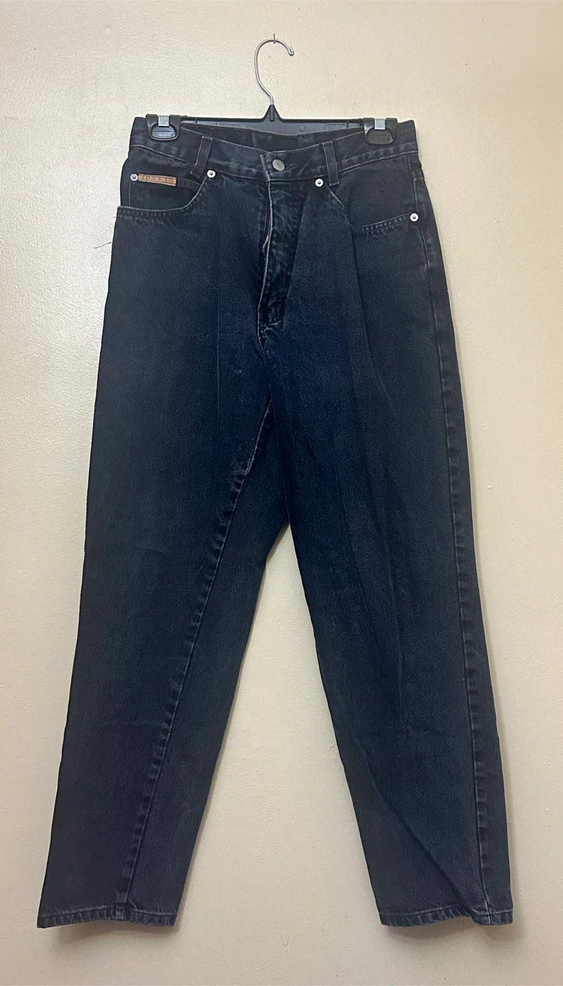 Basic Blues Black Denim Jeans Size 31