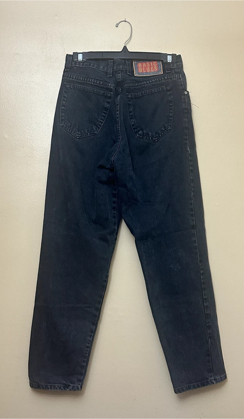 Basic Blues Black Denim Jeans Size 31 - photo 2
