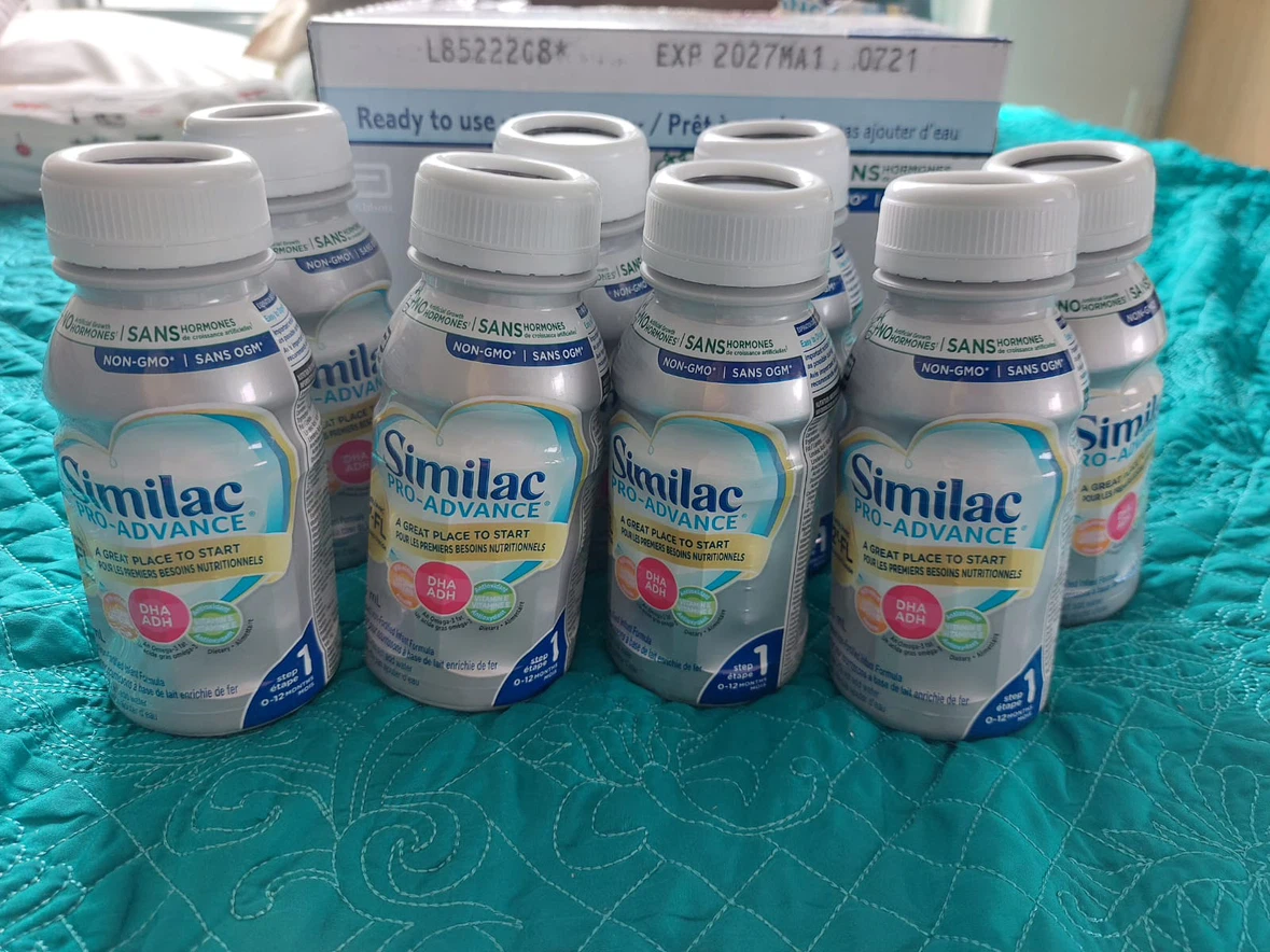 Similac Pro-Advance Step 1 Ready-to-Use formula.