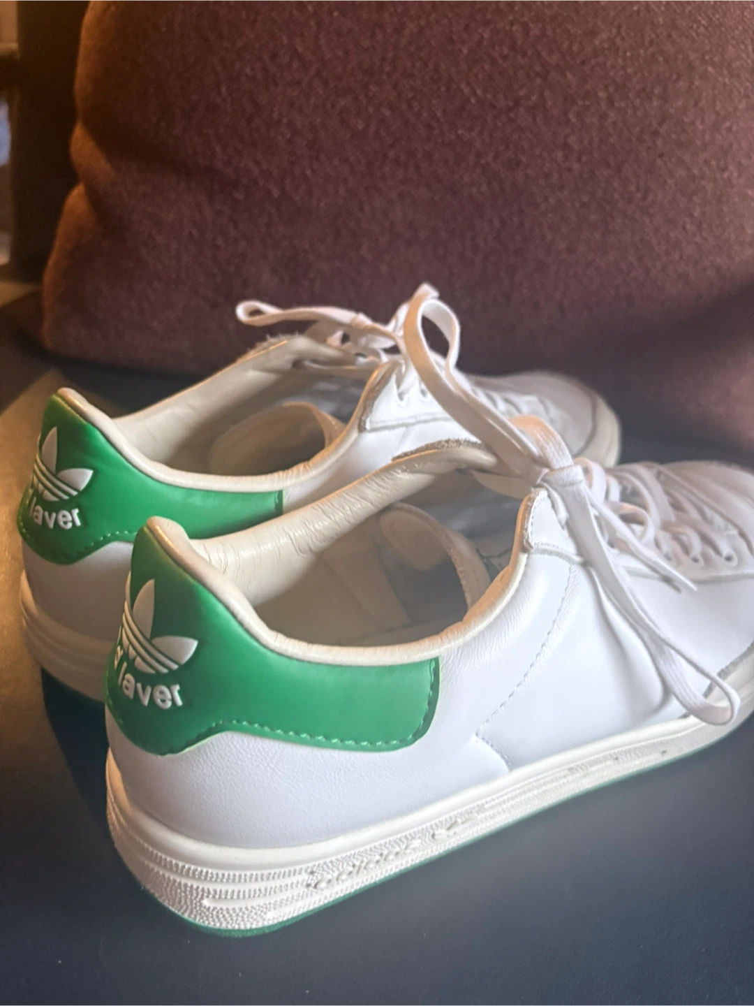 SALE Adidas Rod Laver White and Green Sneakers - photo 4