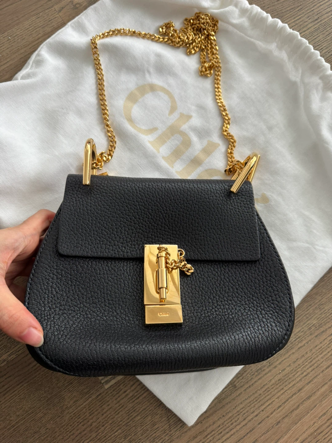 Authentic Chloé Drew Bijou Bag Black never used
