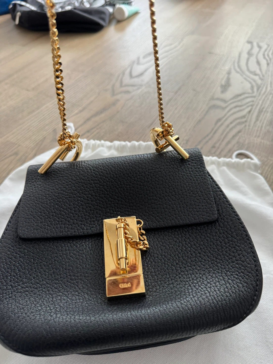 Authentic Chloé Drew Bijou Bag Black never used - photo 2