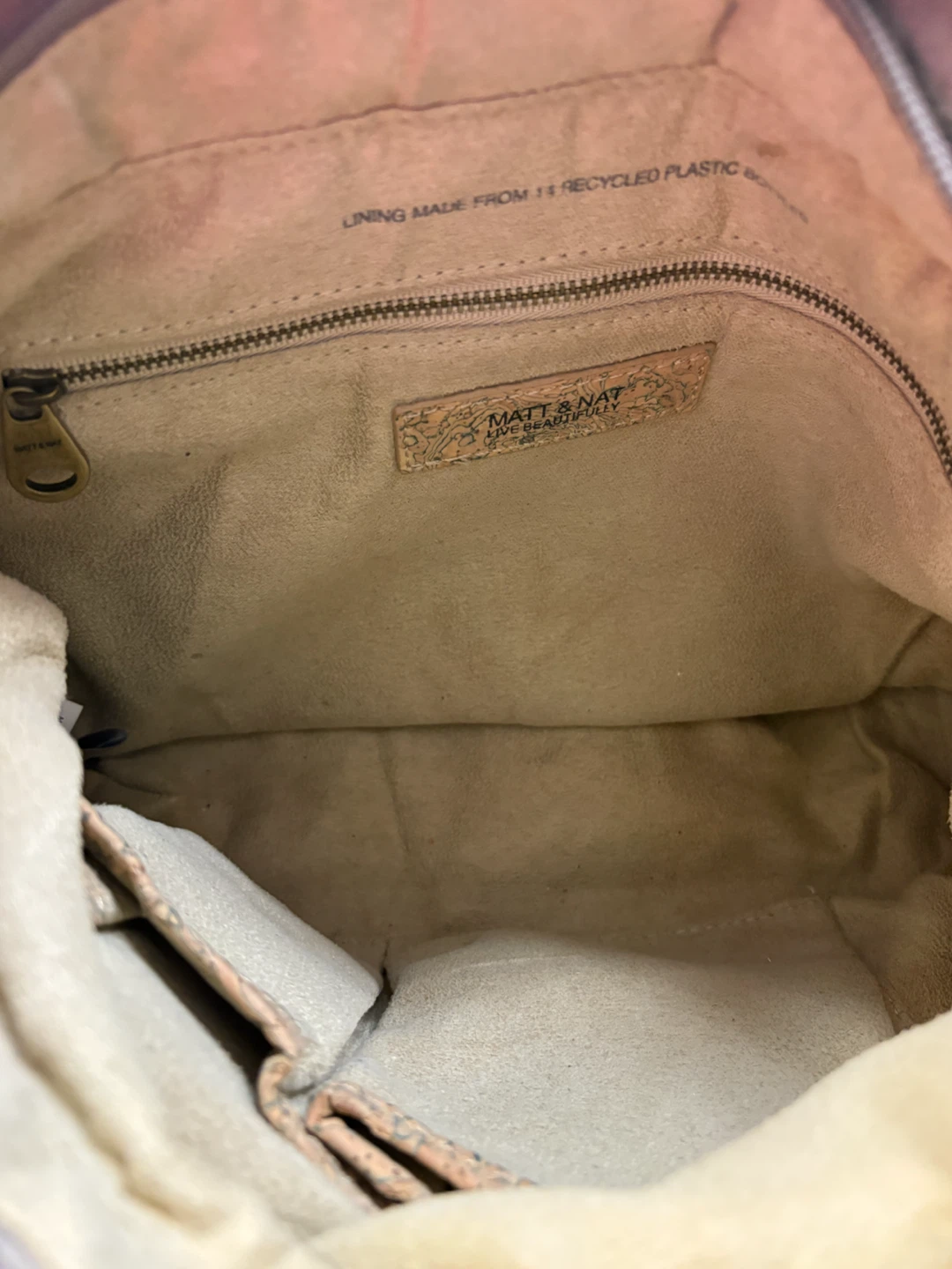 Matt & Nat “Sasha” Vegan Suede Satchel in Taupe Color - photo 2