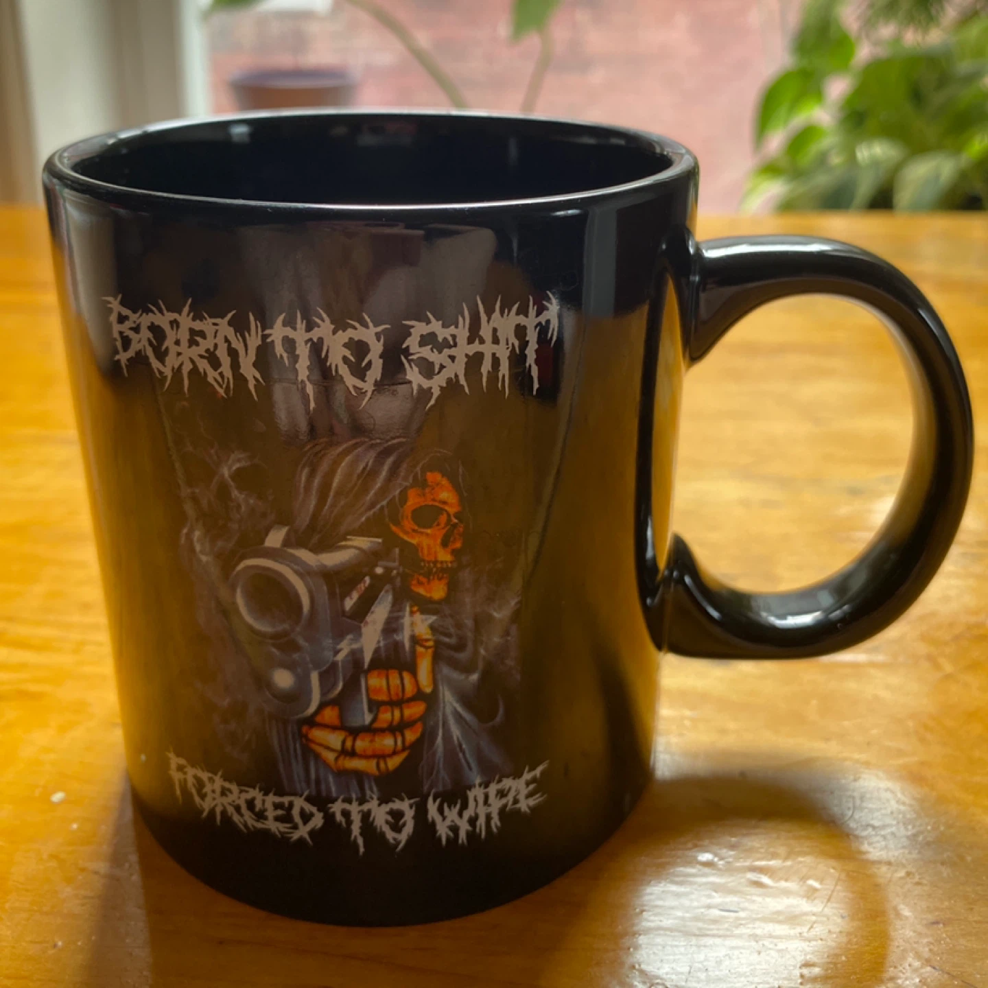 Black Mug “Born to shit, Forced to wipe” - photo 2