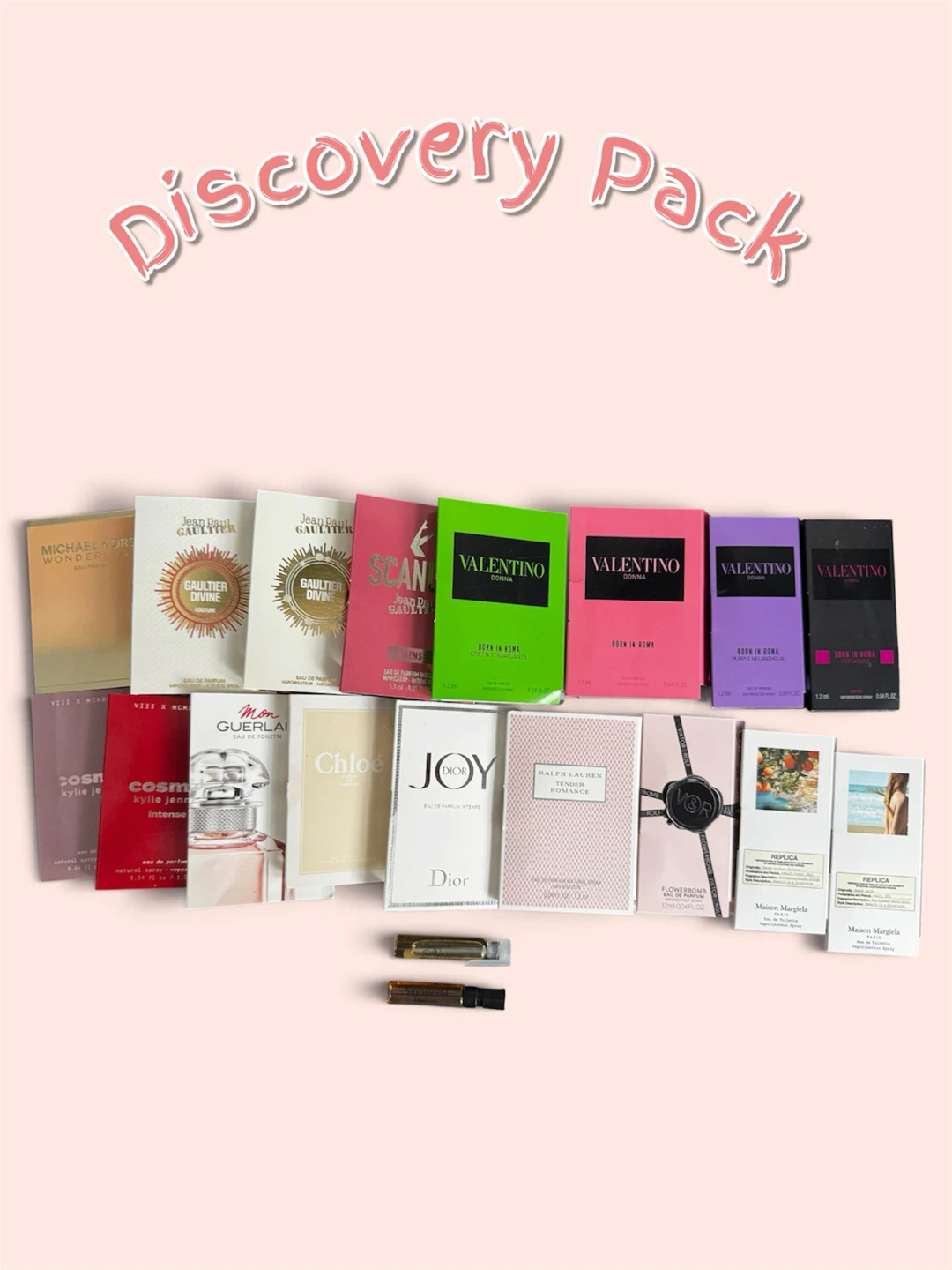 Assorted Designer Fragrance Discovery Samples 19 pcs