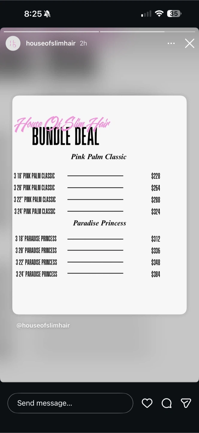 House Of Slim Hair Extensions Bundle