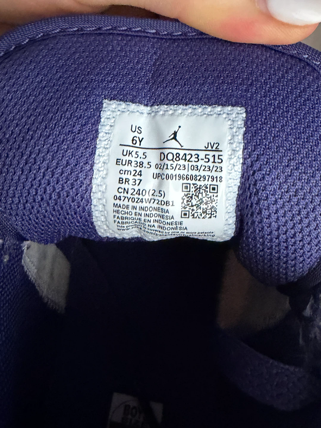 Air Jordan 1 Mid GS “Sky J Purple” - 6Y - photo 5