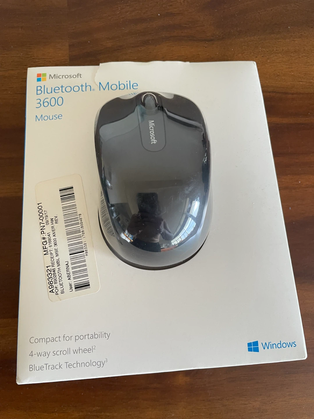 Microsoft Bluetooth Mouse 3600 series