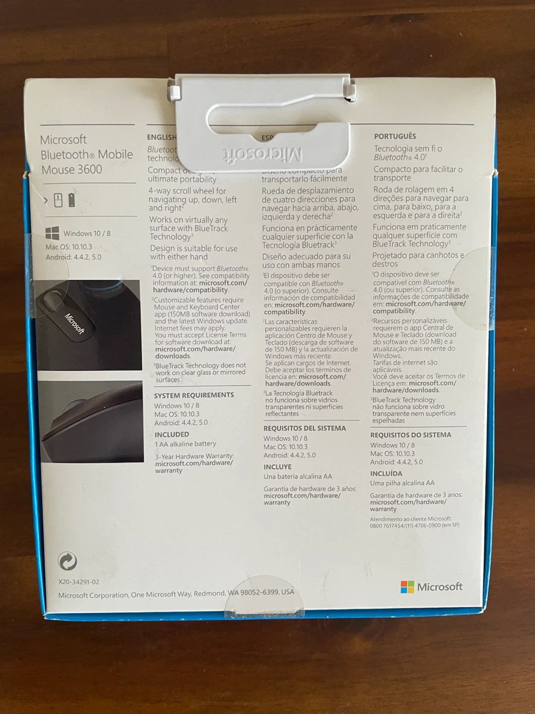 Microsoft Bluetooth Mouse 3600 series - photo 2