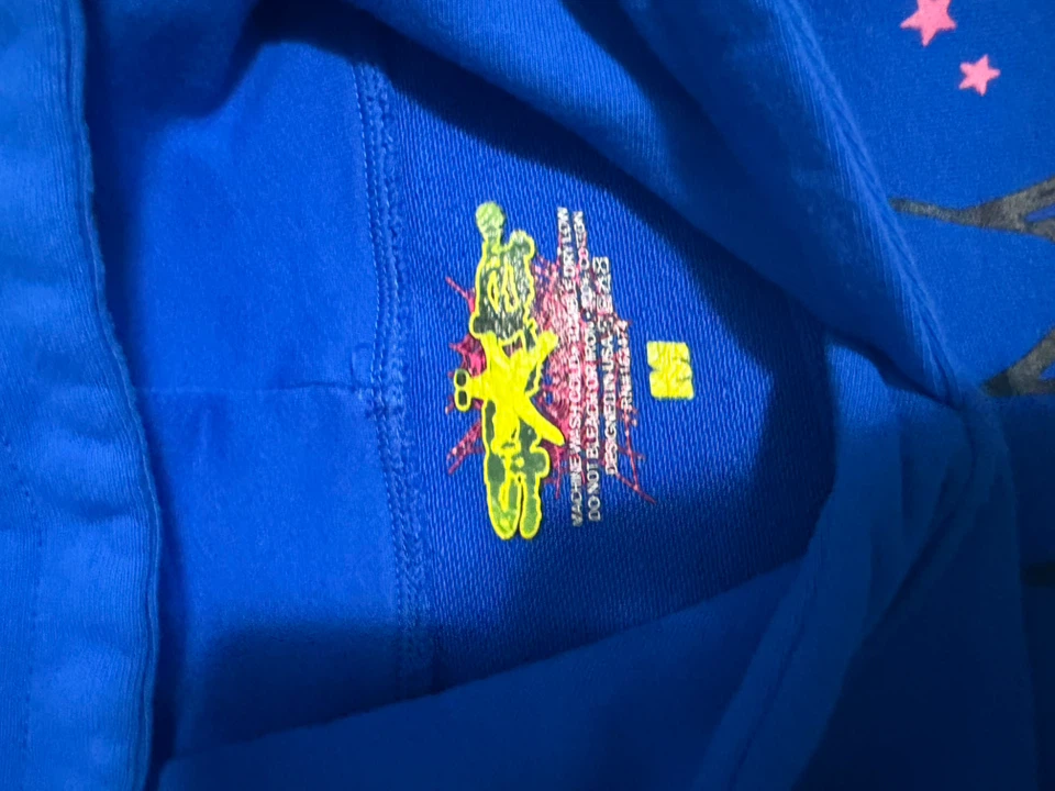 Sp5der Hoodie Blue - photo 2