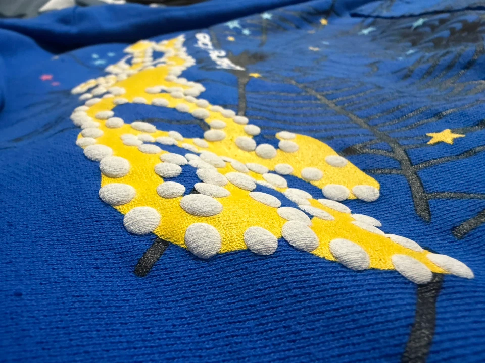 Sp5der Hoodie Blue - photo 3