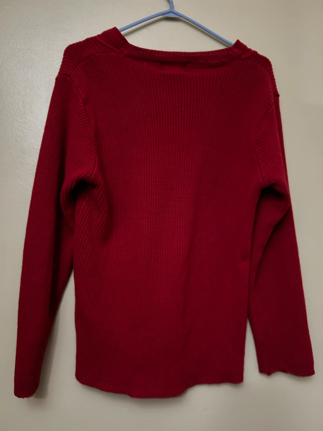 Jessica Sport Red Knit Sweater Size 8 - photo 2