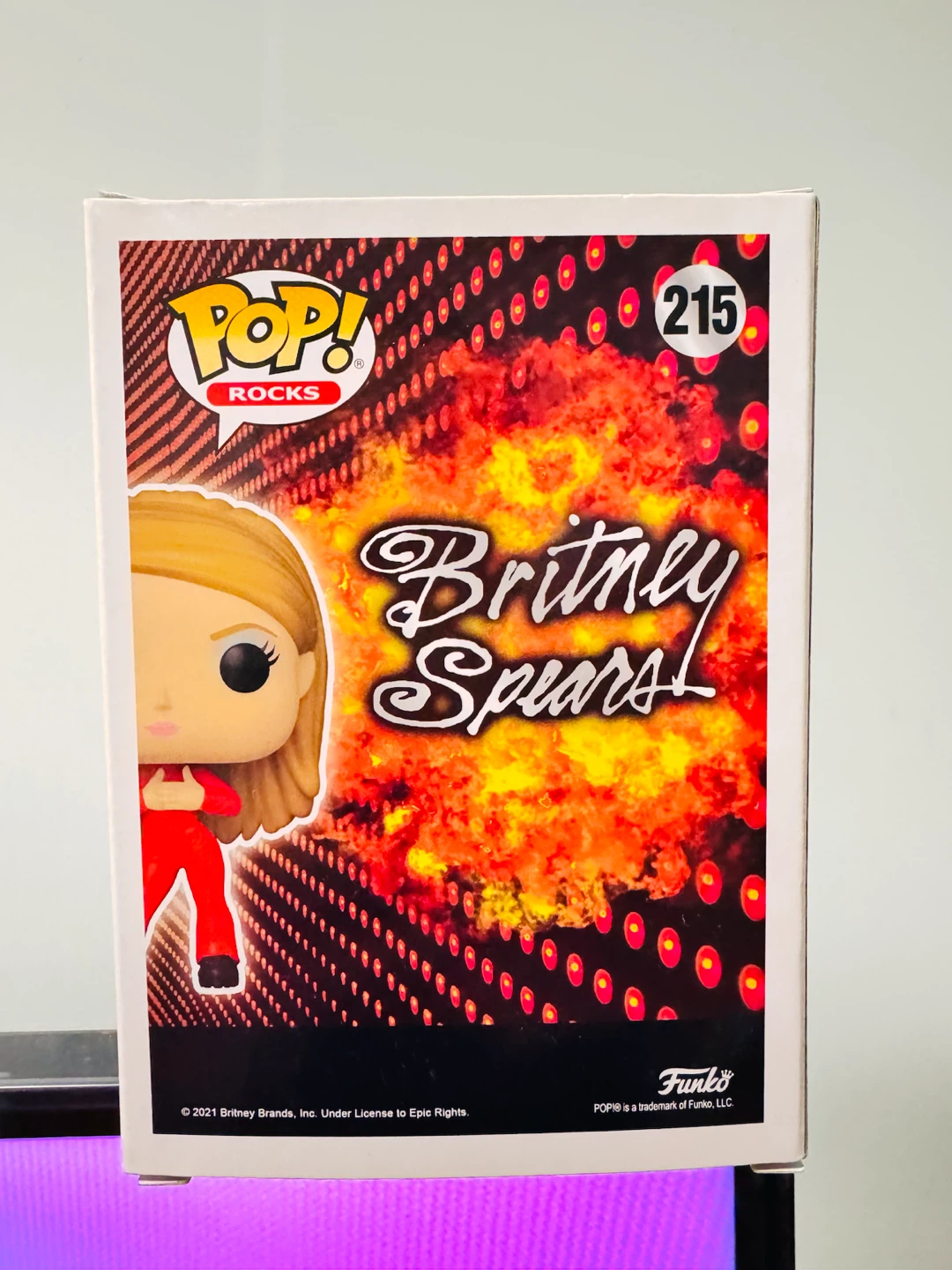 Funko Pop Rocks Britney Spears Vinyl Figure 215 - photo 2