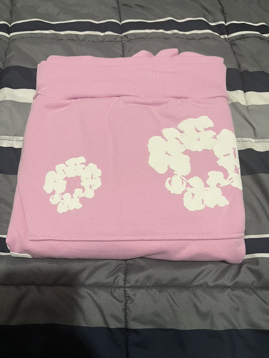 Denim Tears Pink Floral Pattern Hoodie - photo 2
