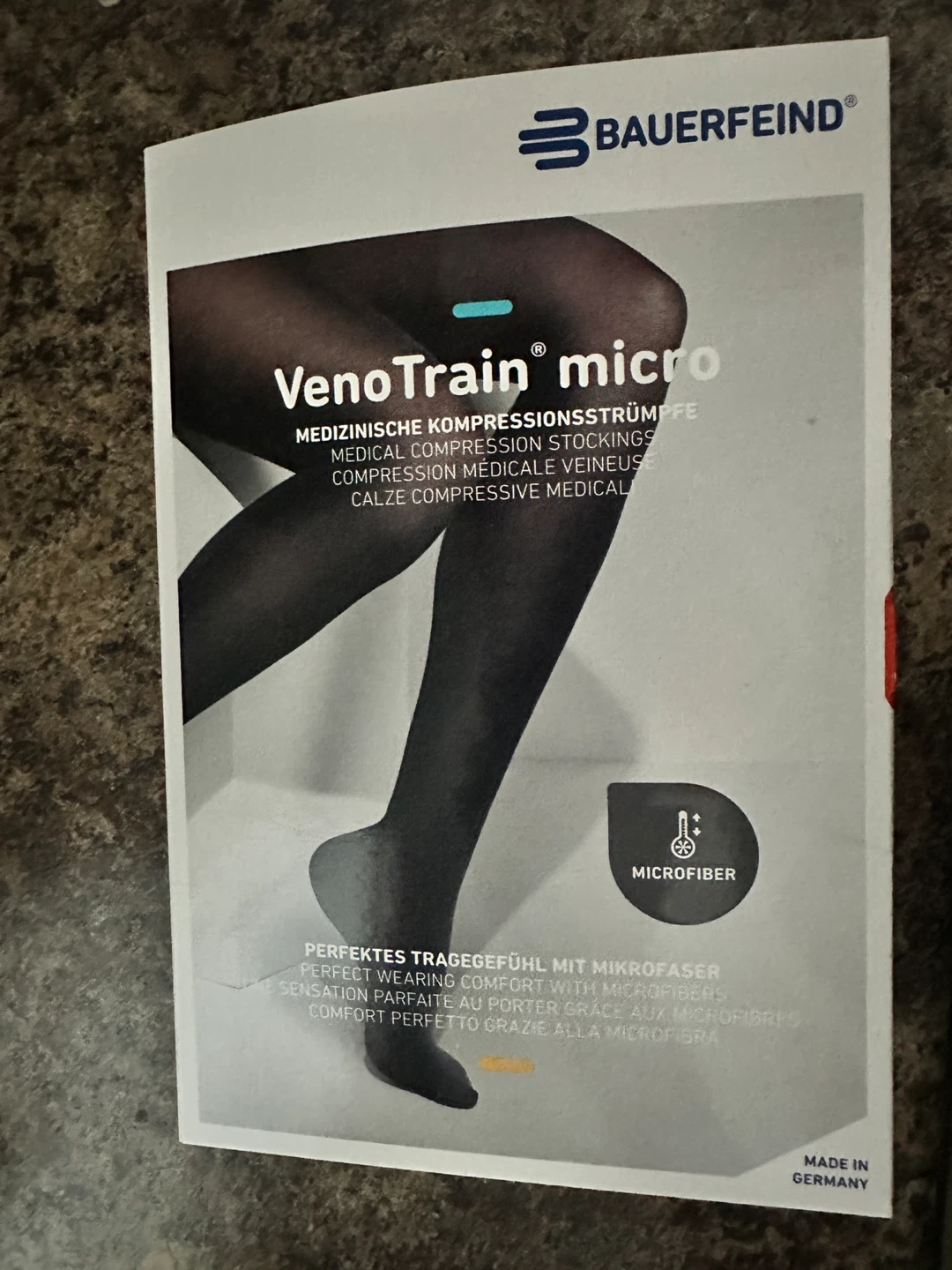 Professional compression stockings (black), brand new in box