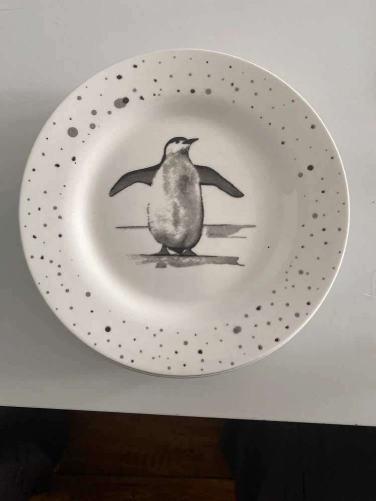 Penguin Print Side Plate