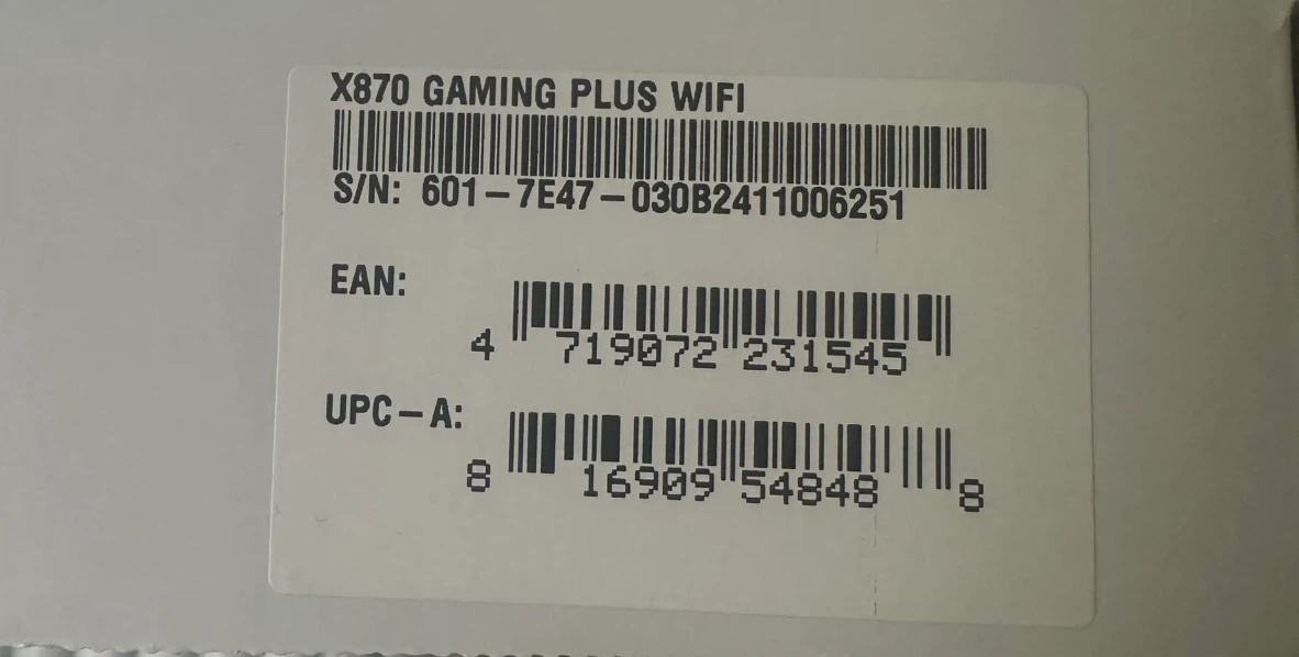 MSI X870 Gamin Plus WiFi Motherboard - photo 3