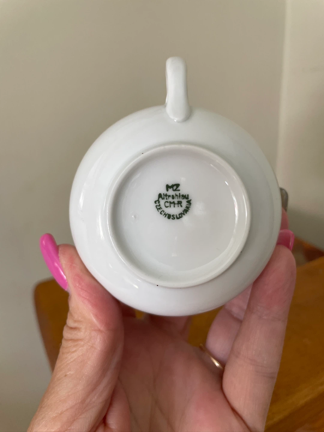 MZ Altrohlau Porcelain Cup and Saucer Set - photo 2