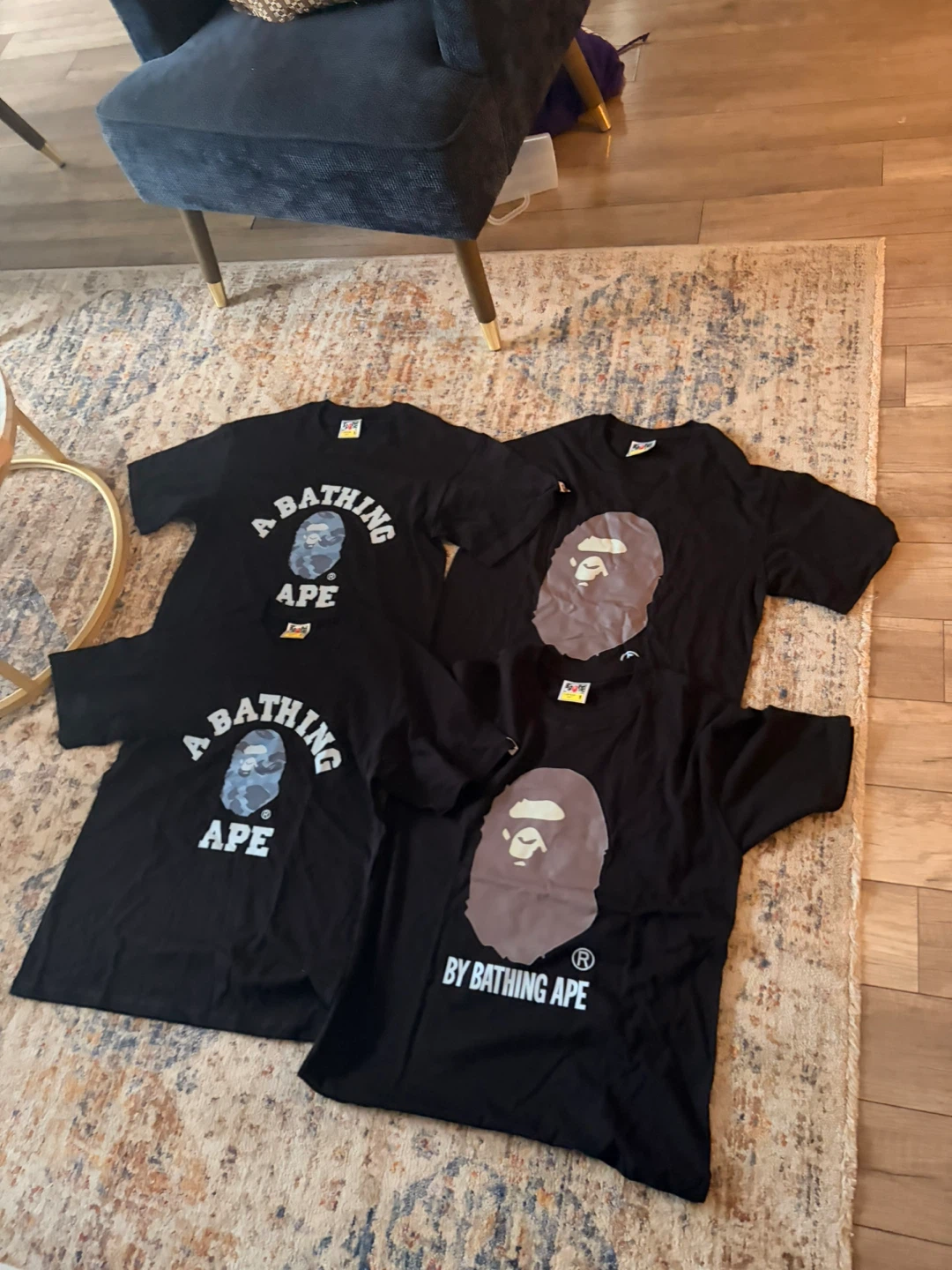 BAPE T-SHIRTS SIZE M