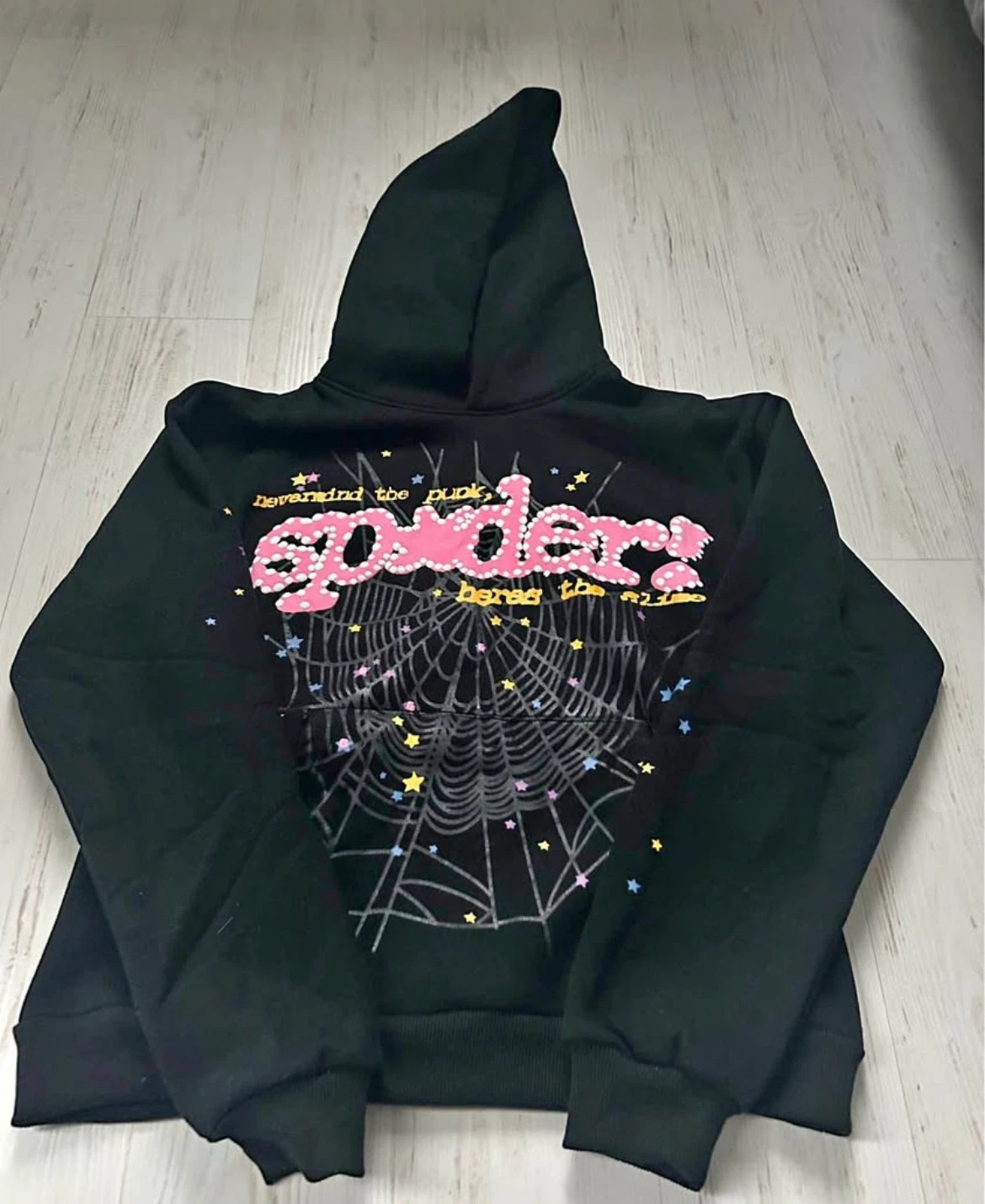 Sp5der Worldwide Hoodie Black