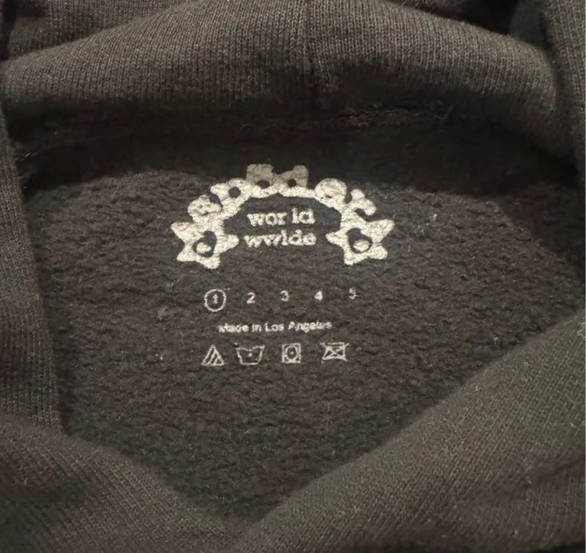 Sp5der Worldwide Hoodie Black - photo 3