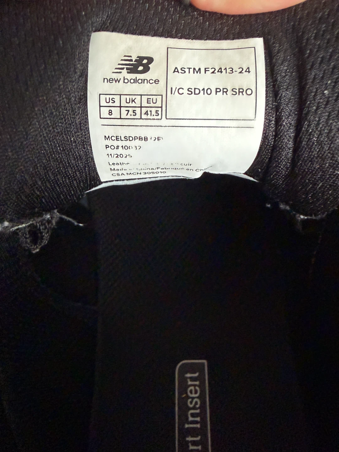 New Balance Safety Shoes - Black, Size 8 - photo 5