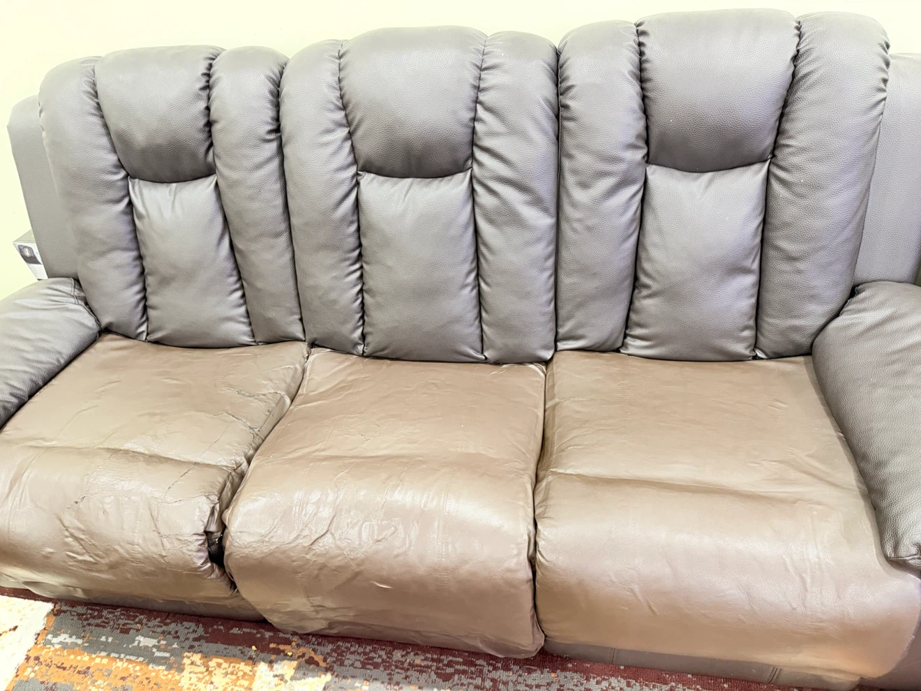 Leather Reclining Sofa Set – 3, 2 & 1 Seater - photo 3
