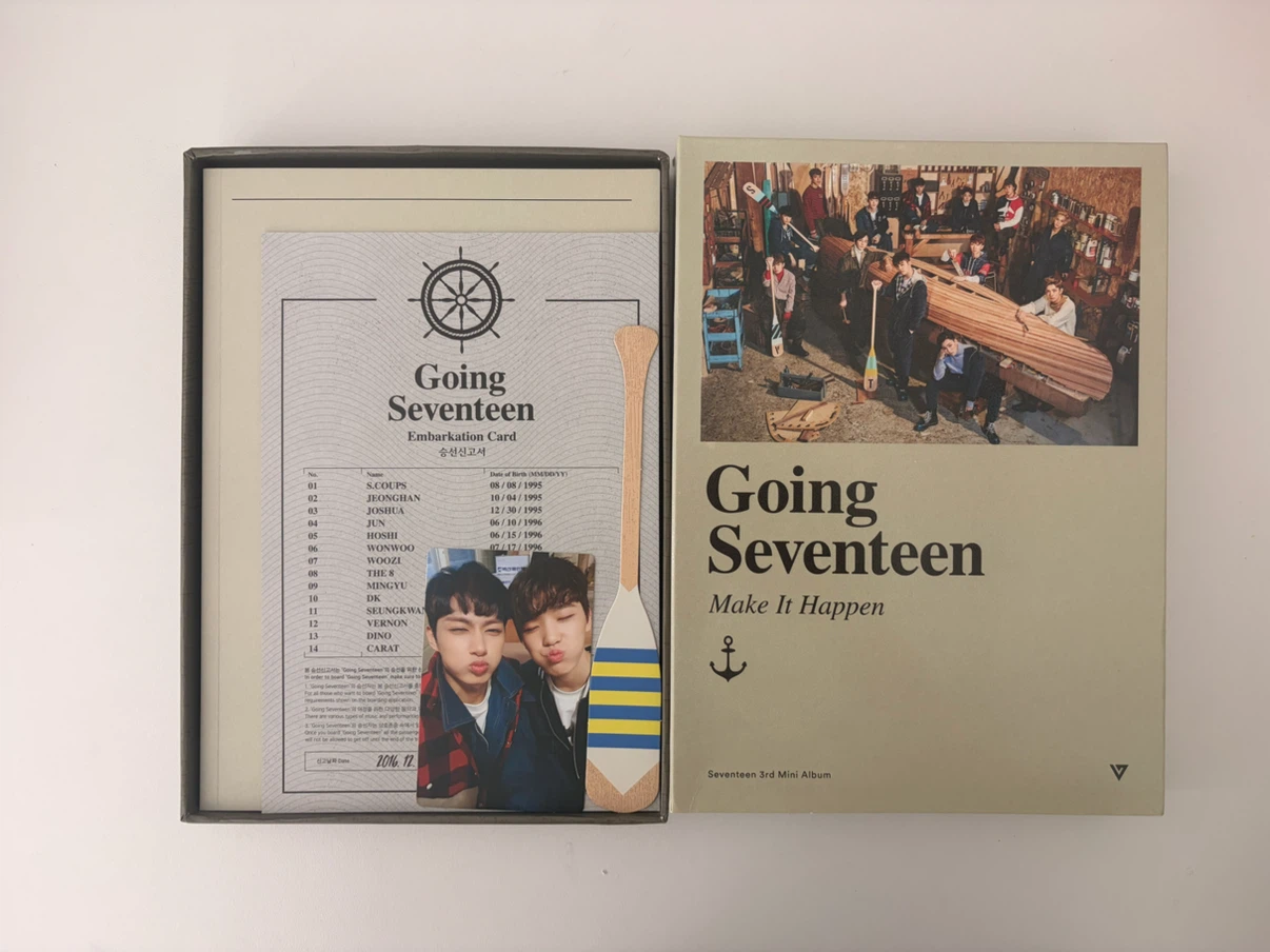 Seventeen Mini Album Going Seventeen Album / Unit Photo Card