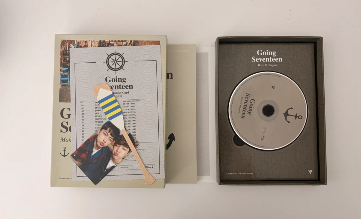 Seventeen Mini Album Going Seventeen Album / Unit Photo Card - photo 2