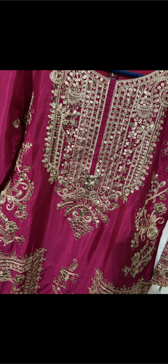 Pink Embroidered Salwar Kameez Suit - photo 2