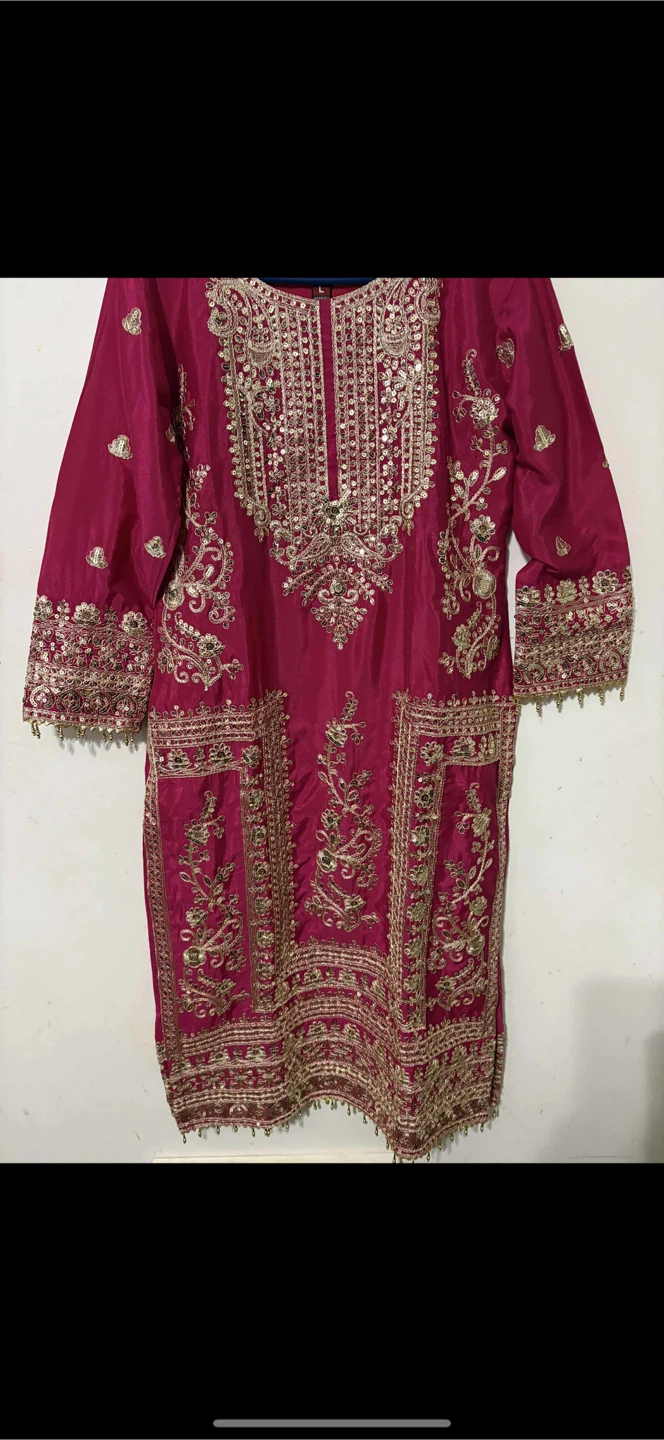 Pink Embroidered Salwar Kameez Suit - photo 5