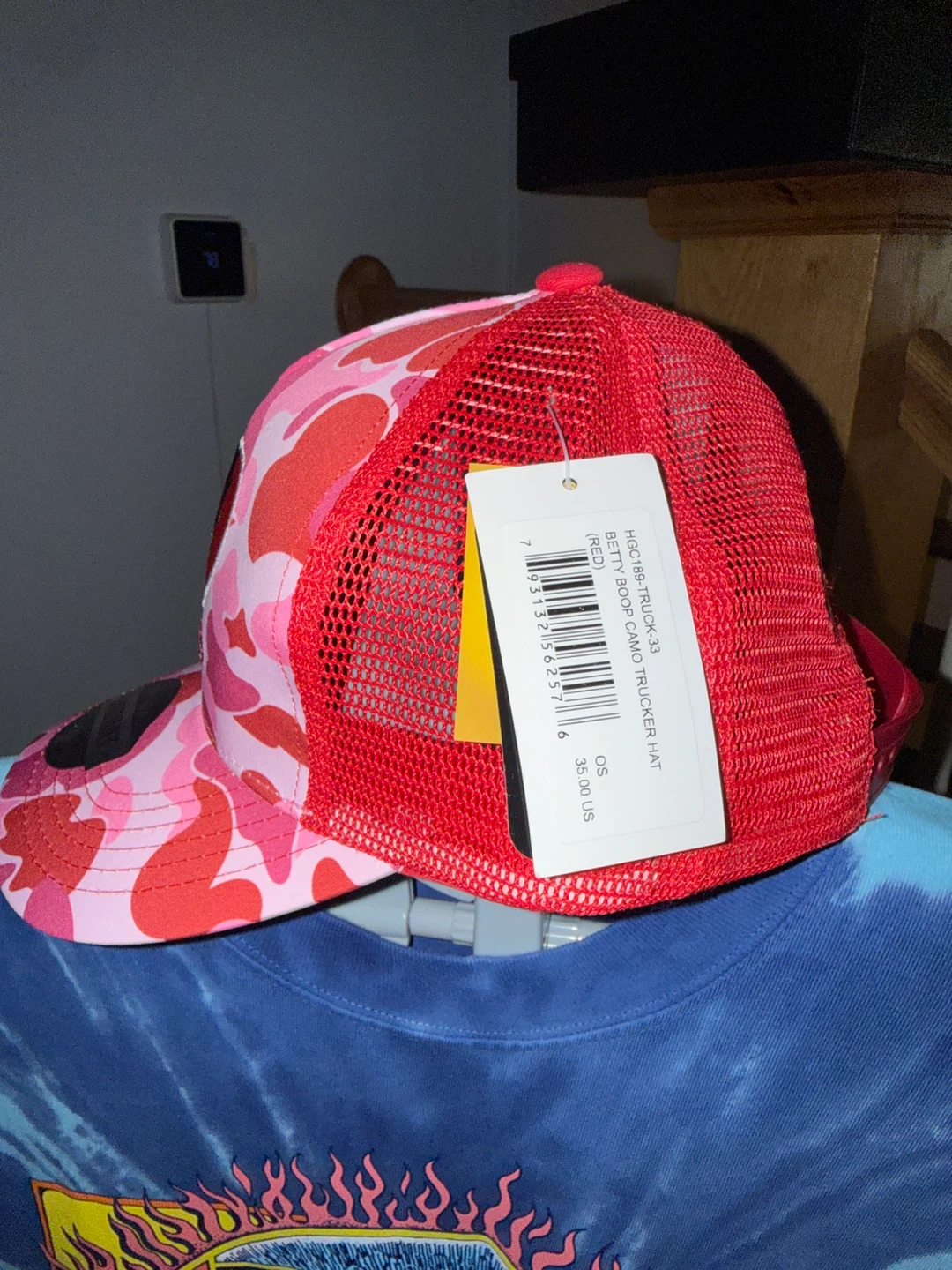 Betty Boop Camo Trucker Hat - photo 4