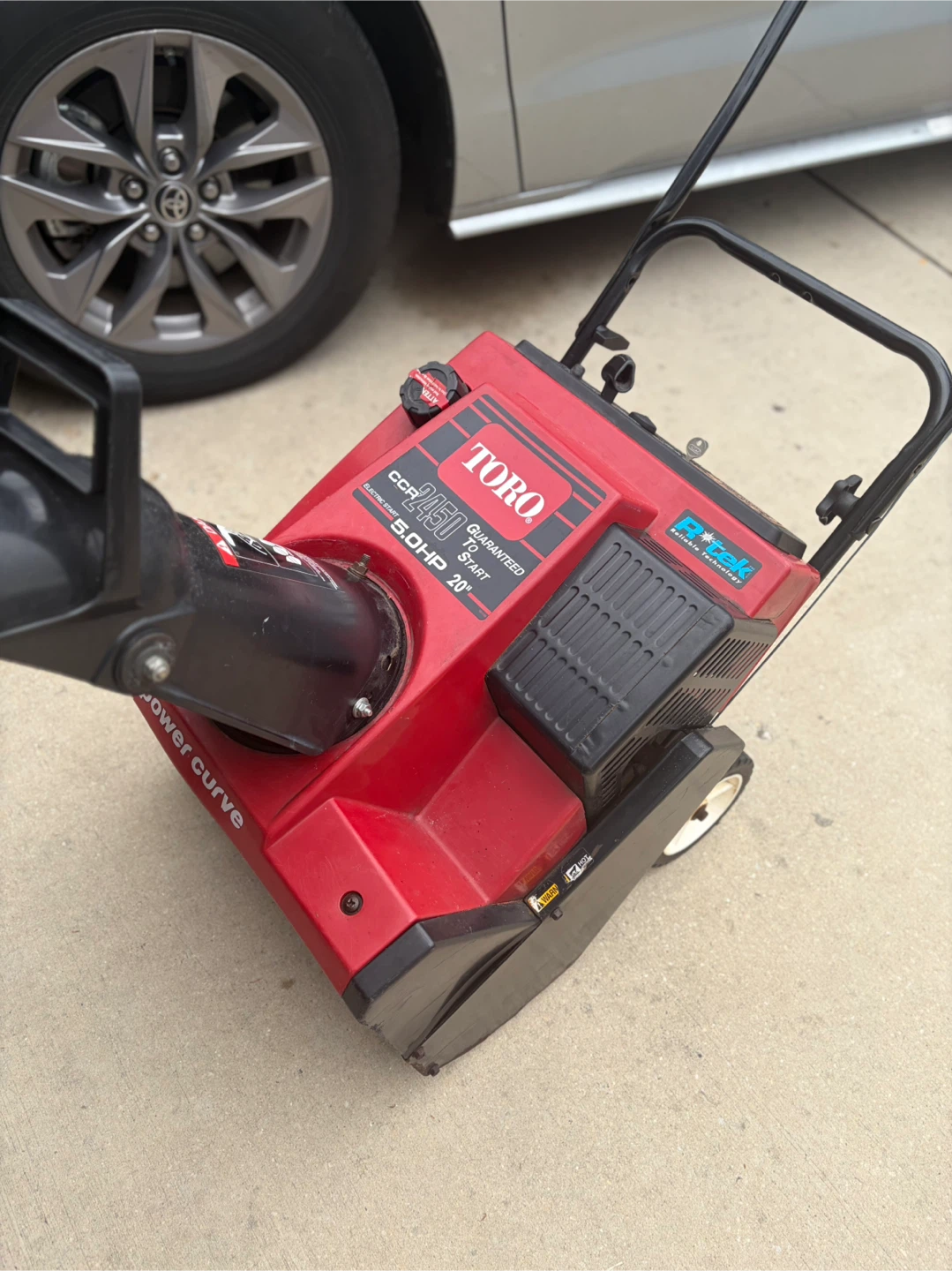 Toro CCR2450 Snow Blower 5.0HP 20" - photo 3