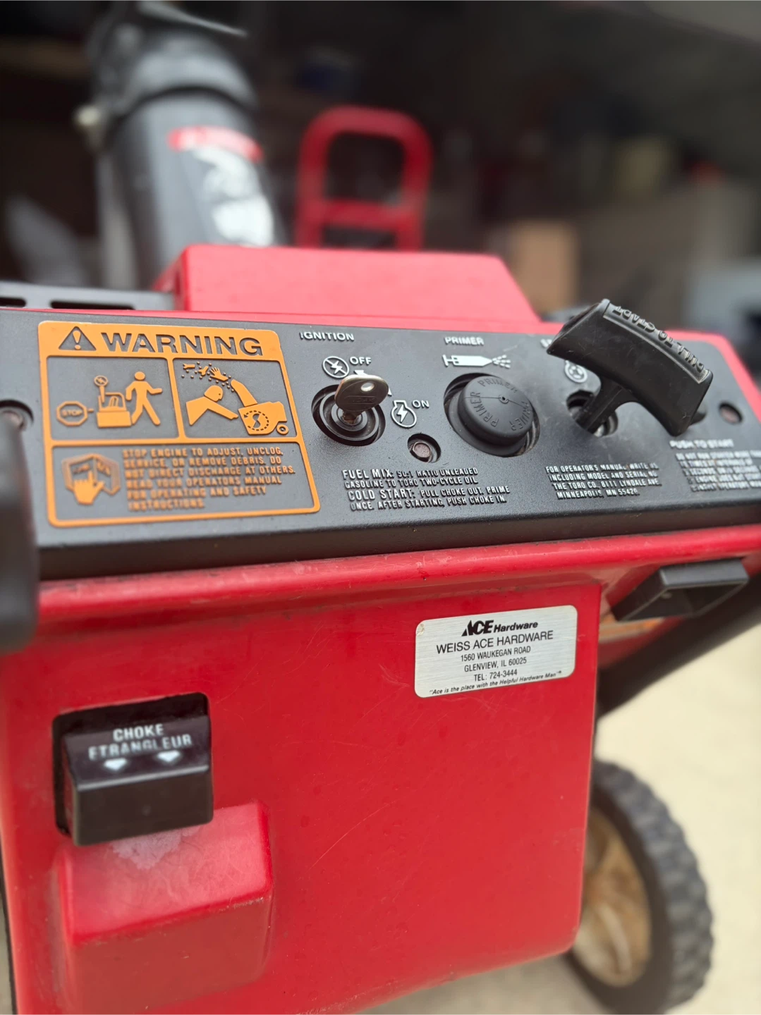 Toro CCR2450 Snow Blower 5.0HP 20" - photo 5