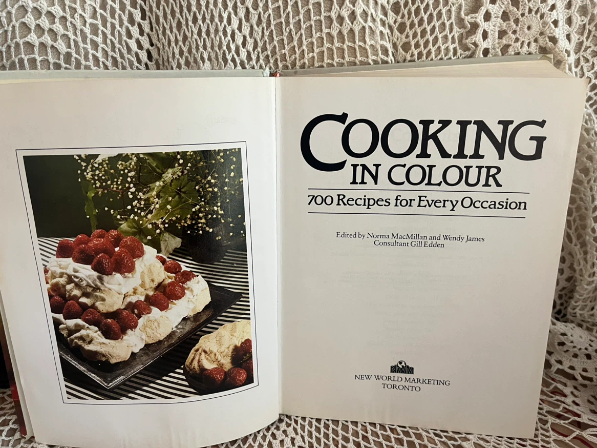 Cooking in Colour Cookbook, Vintage, Ontario Canada, 1984 - photo 2