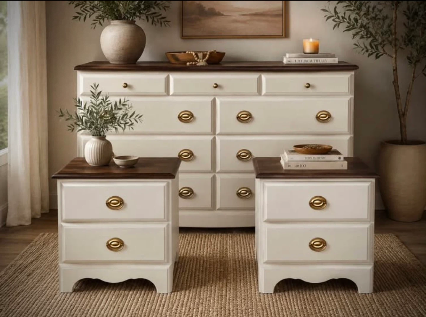 Solid Wood 6-Drawer Dresser | Professionally Refinished - photo 5
