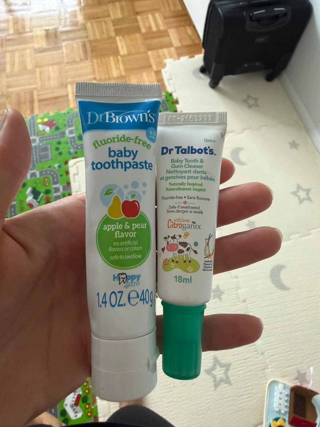 Dr. Brown's and Dr. Talbot's Baby Toothpaste