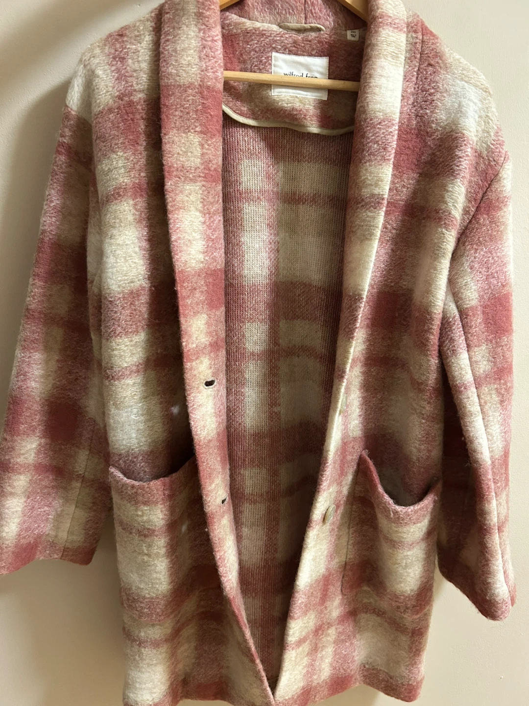 Wilfred Free Plaid Coat - photo 2