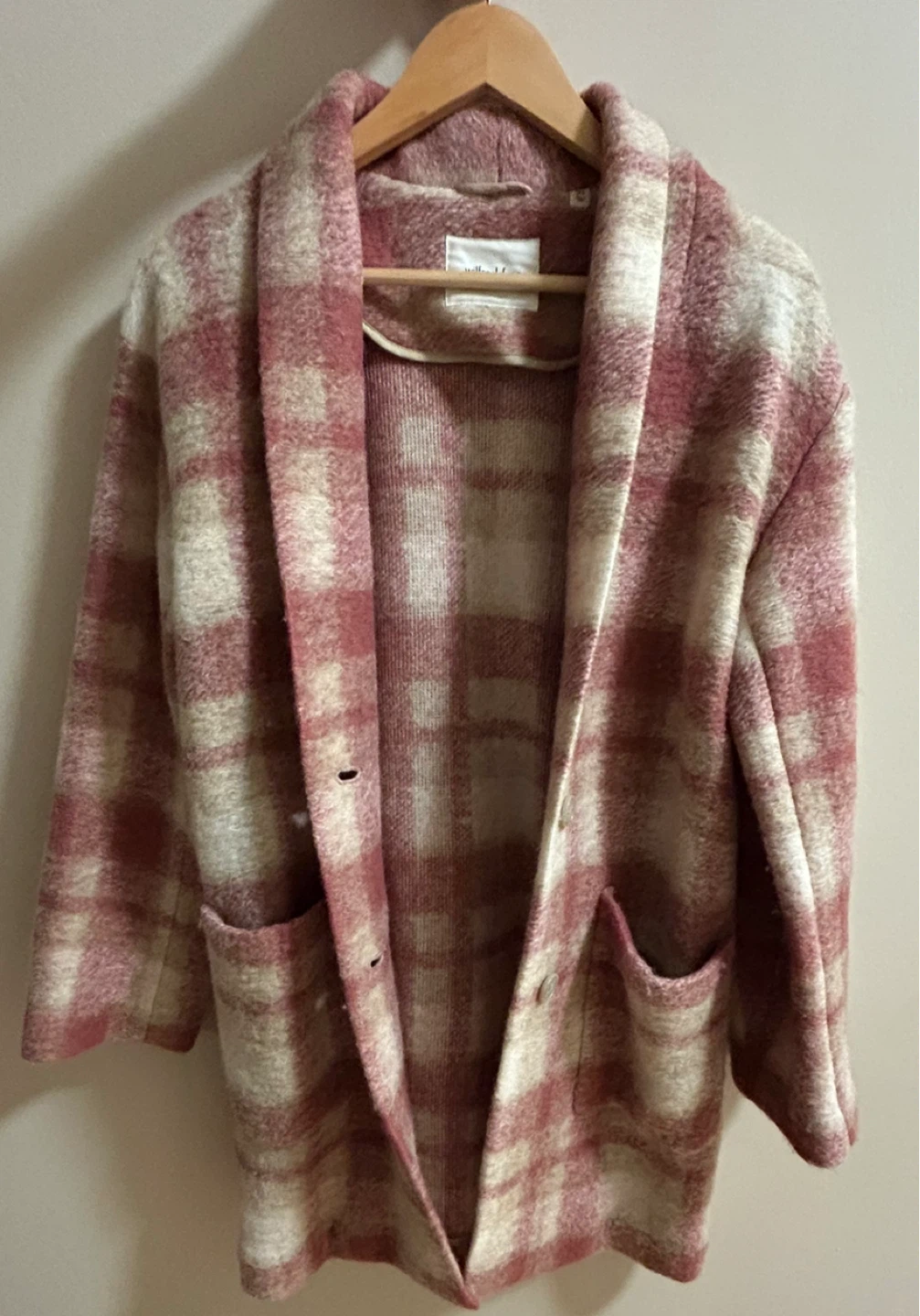 Wilfred Free Plaid Coat