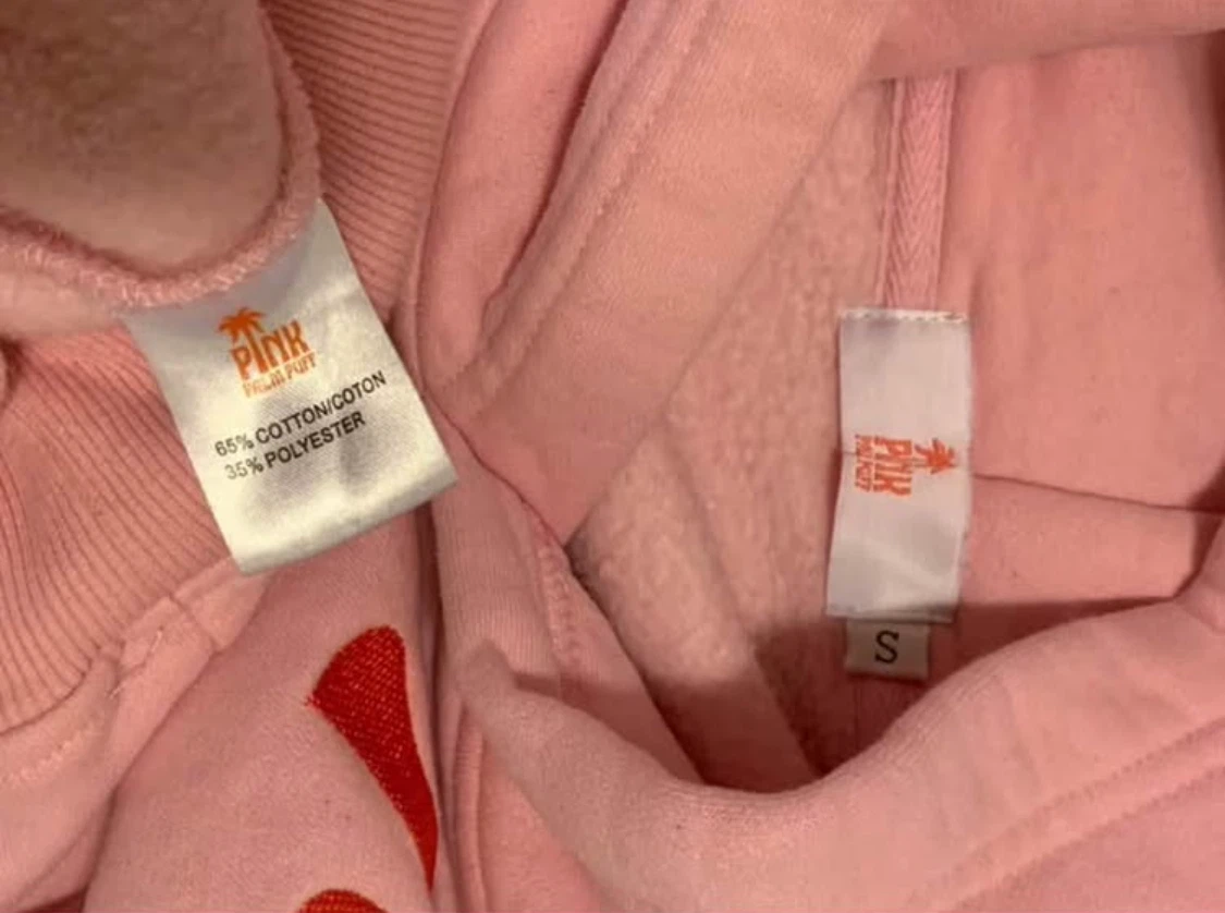 Pink Palm Puff size S + White Fox Hoodie  XS/S - $120 for both - photo 3