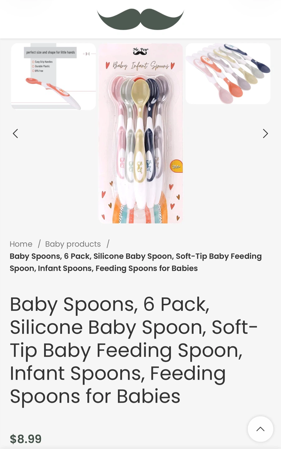 Mr. Pen Baby Infant Spoons 5-Pack