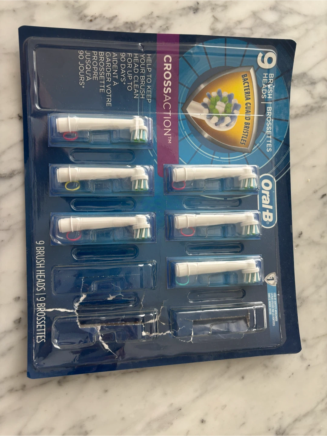 Oral-B CrossAction Replacement Brush Heads - 6 Pack