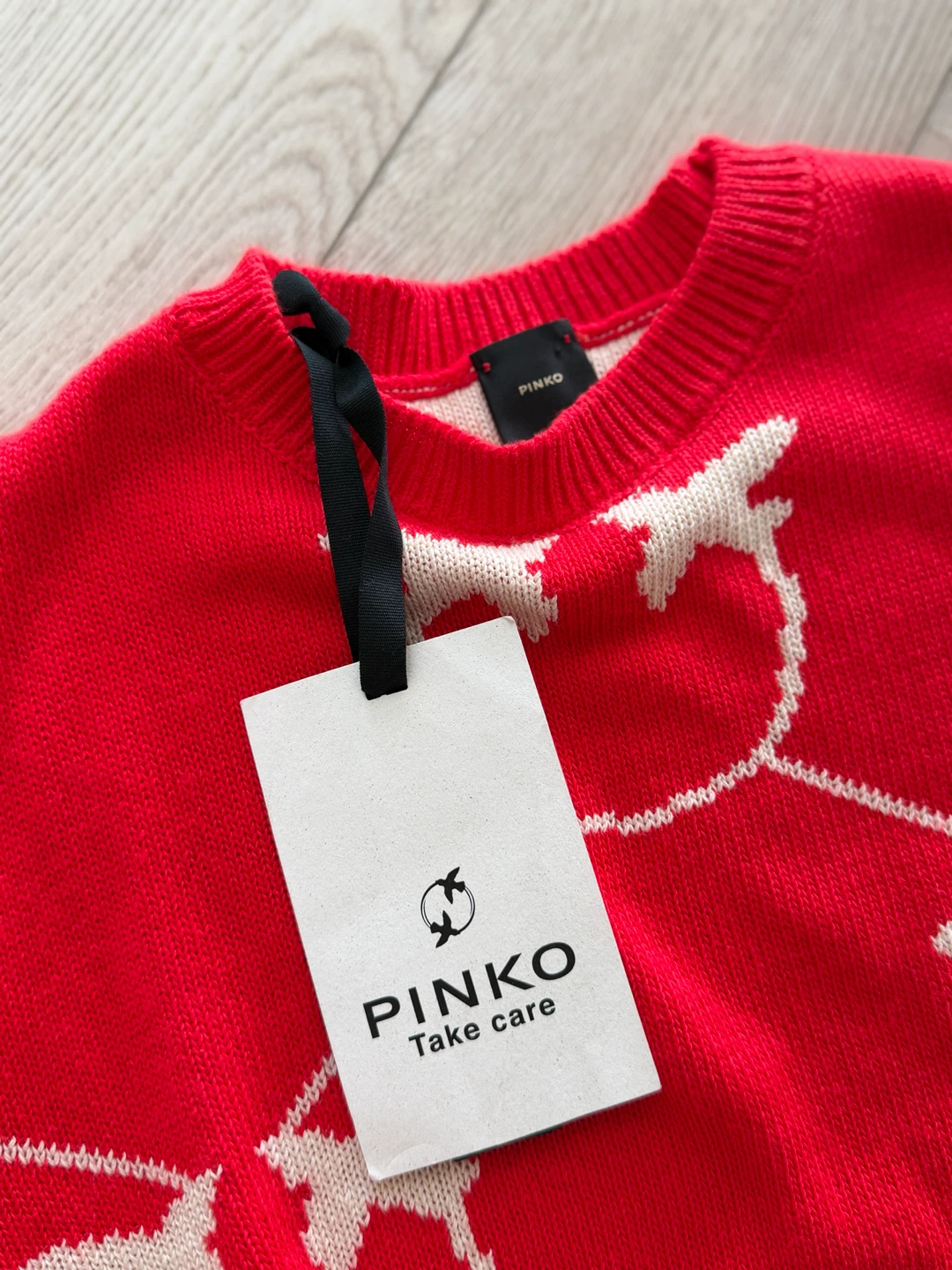 Pinko Short Sleeve Knit Sweater M - photo 2